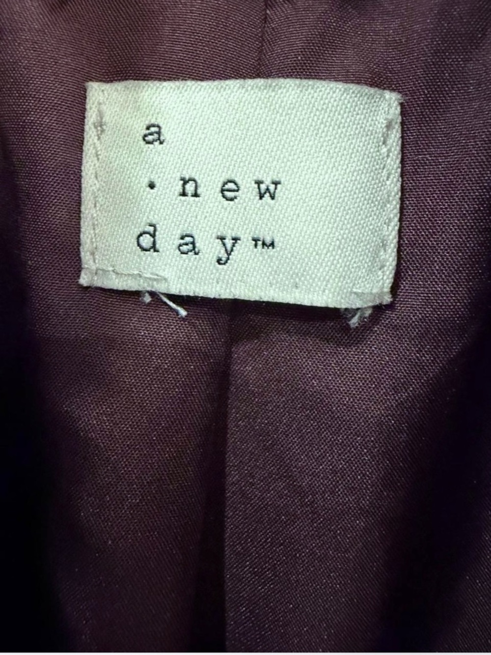 a new day Plush Faux Fur Teddy Jacket in Deep Plum - Picture 5 of 6
